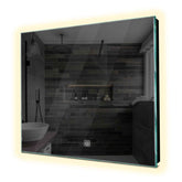 Specchio LED Quadrato | Pulsante touch | Luce bianca neutra - Reyze Serie Ambient Modello 1